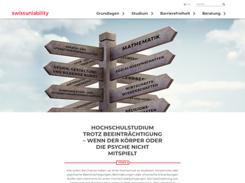 Screensot Referenz Swissuniability