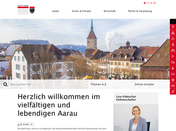 Screenshot Referenz Aarau