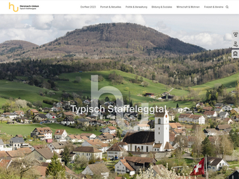 Screenshot der Website Herznach-Ueken
